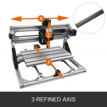 VEVOR 3018 DIY Mini CNC Maschine Graviermaschine 500 mW Lasergravur Maschine 500 mW DIY CNC-Maschinen-Kit 3018 mit 500 mW Grbl Steuerung