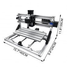 VEVOR 3018 DIY Mini CNC Maschine Graviermaschine 500 mW Lasergravur Maschine 500 mW DIY CNC-Maschinen-Kit 3018 mit 500 mW Grbl Steuerung
