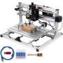 VEVOR CNC 3018 Graviermaschine GRBL Steuerung DIY Mini CNC Fräsmaschine 10000 U / min Graviermaschine 3 Achsen Graviermaschine für Holz, PVC, Acryl usw Arbeitsbereich 400 x 300 x 240 mm