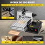 VEVOR DIY Mini CNC 3040 Maschine 4 Achsen Graviermaschine, 4 Drehachsen CNC 3040 Lasergravur Maschine, 4 Achsen CNC 3040 Fräsmaschine Mit USB Graviermaschine Router für Metall, Glas, Holz, Stein usw.