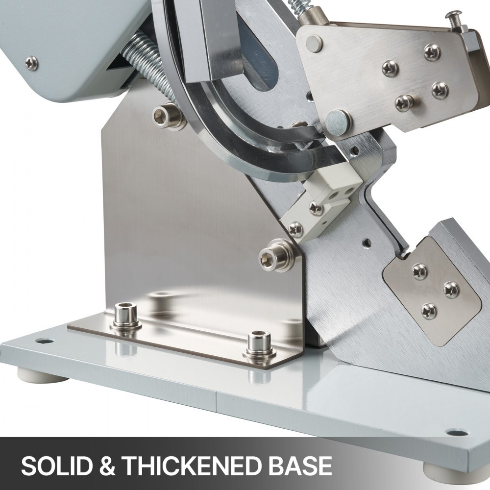 VEVOR Hochwertige manuelle u-förmige Wurst-Klipper-Schneidemaschine mit einer Schachtel Clips (5000 Stk.), robuste Brot Schneidemaschine aus A304-Feinstahl, klappbarer Allesschneider, 37x19x57 cm