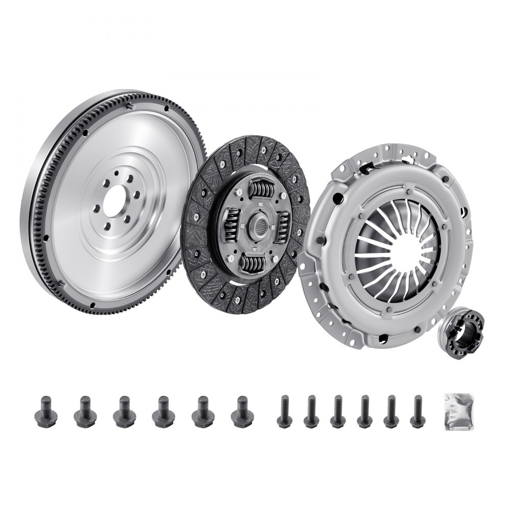 VEVOR Kupplungssatz mit Schwungrad, OEM-Kupplungssatz, OEM-Ersatz-Getriebekupplungssatz, kompatibel mit 2003–2010 Audi A3 (8P1), 2008–2009 A3 Cabrio (8P7), 2004–2010 A3 Sportback (8PA)