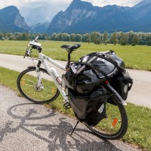 VEVOR Spanngummi mit Haken Spannseil Gepäckgummi Expander Fahrrad 4-teilig 1m