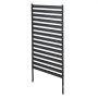 VEVOR Paravent 95,5x183 cm, Raumteiler aus Metall, Trennwand mit Erdspieße, Sichtschutz, Raumtrenner, Dekorative Sichtschutzwand, Ideal für Garten, Terrasse, Hof, Balkon, Schwarz