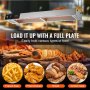 VEVOR Pommes-Frites-Speisenwärmer, 850 W, kommerzielle Streifen-Lebensmittelheizlampe, elektrische Edelstahl-Warmlicht-Abgabestation, Überkopf-Pommes-Wärmer für Pommes-Frites-Buffet-Küchenrestaurant,
