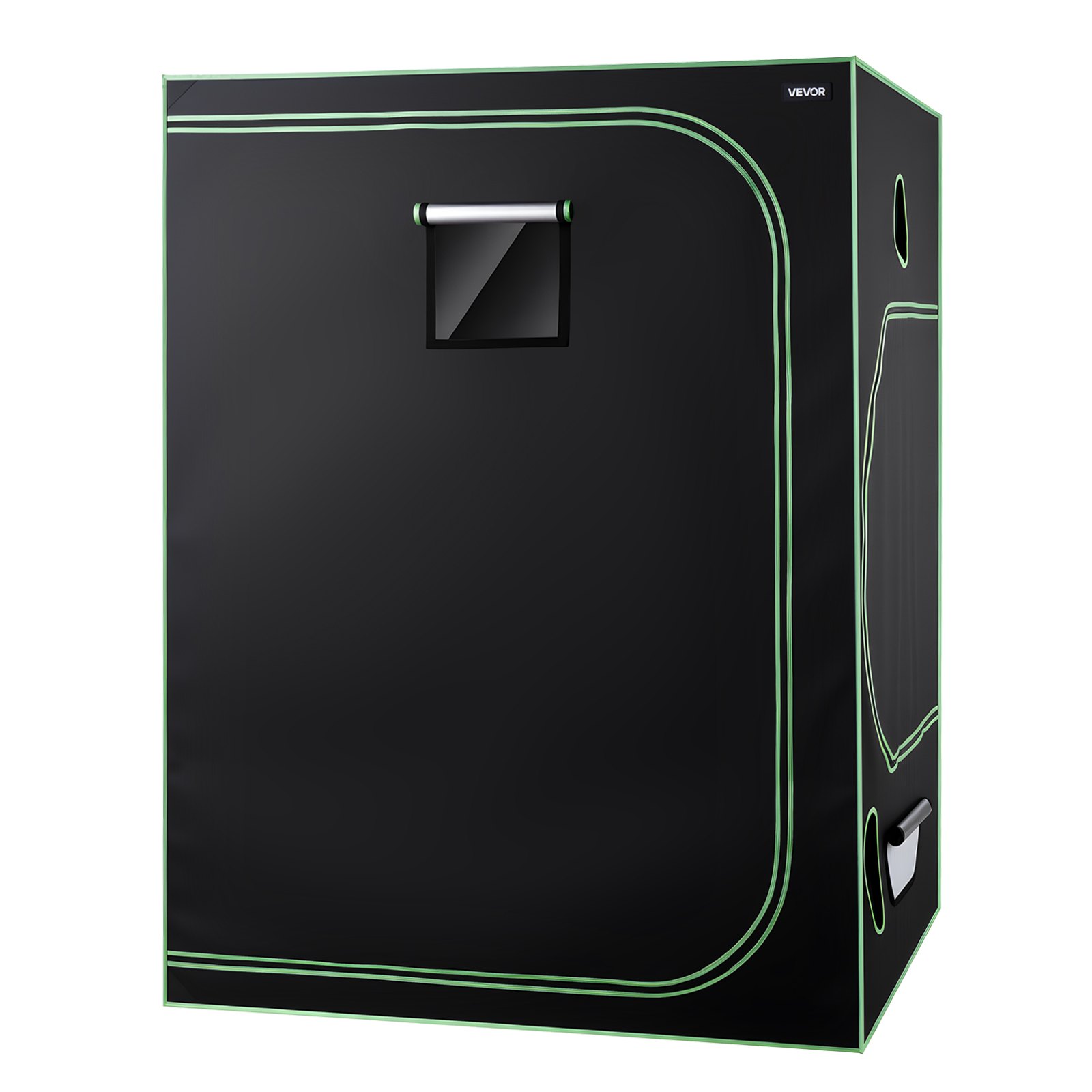 VEVOR Growzelt, 150x150x200 cm, Indoor-Pflanzenzelt mit Vollspektrum-LED-Zuchtlicht & Belüftungssystem, Growbox 600D hochreflektierendes Mylar, Zuchtzelte, Gewächshaus für Blumen & Gemüse