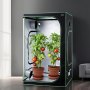 VEVOR Growzelt, 120x120x200 cm, Growbox 600D hochreflektierendes Mylar, Indoor-Pflanzenzelt mit Beobachtungsfenster, Bodenwanne & Reißverschluss, robuste Zuchtzelte für Obst, Blumen & Gemüse