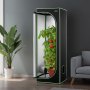 VEVOR Growzelt, 60x60x80 cm, Growbox 600D hochreflektierendes Mylar, Indoor-Pflanzenzelt mit Beobachtungsfenster, Bodenwanne & Reißverschluss, Gewächshaus Zuchtzelte für Obst, Blumen & Gemüse