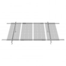 VEVOR Solarmodul Halterung Solarpanel Halterung 30-60° verstellbar 300x100x80cm