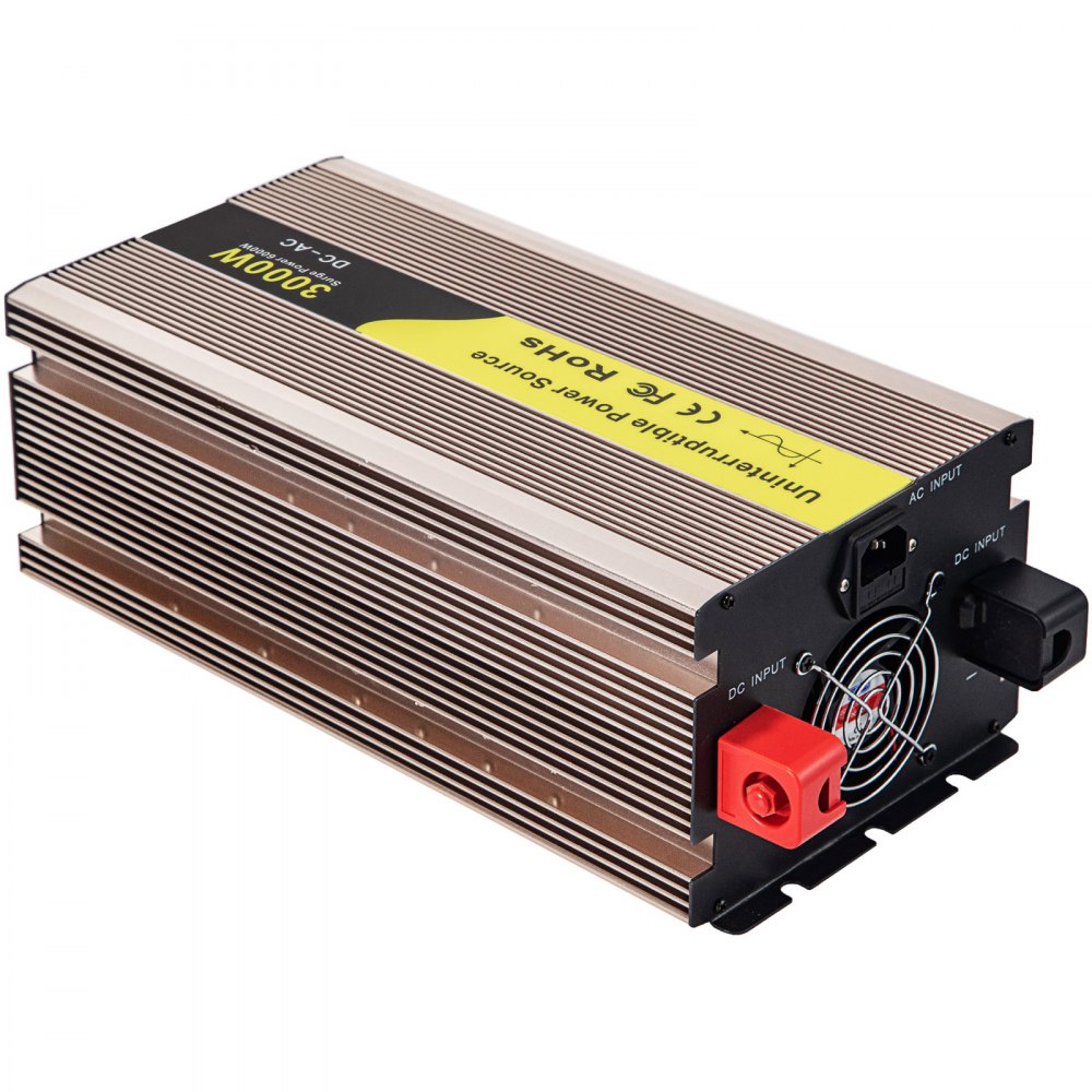 Vevor 3000 W Solar Inverter Wechselrichter Dc12v Bis Ac240v Reine Sinuswelle