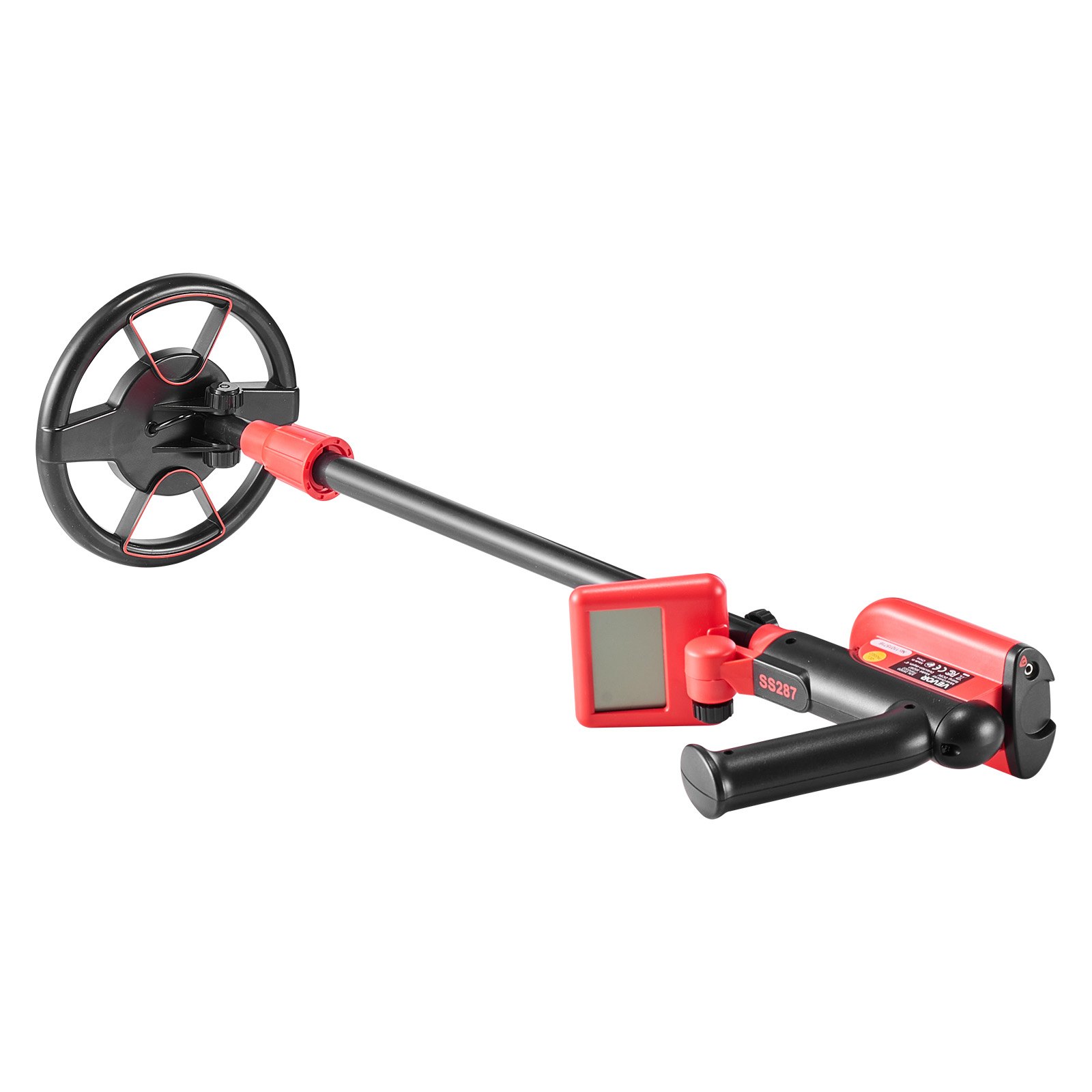 VEVOR Metalldetektor 152,4 mm, Metallsuchgerät mit LCD-Display, IP68 Wasserdichter Suchspule, Einstellbarer Suchbereich von ca. 57 bis 85 cm, Hochpräziser Golddetektor, Ideal für die Goldsuche