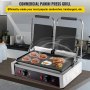 3600W Elektro Grillplatte Kontaktgrill Grill Sandwichpresse Küche Paninigrill