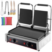 3600W Elektro Grillplatte Kontaktgrill Grill Sandwichpresse Küche Paninigrill