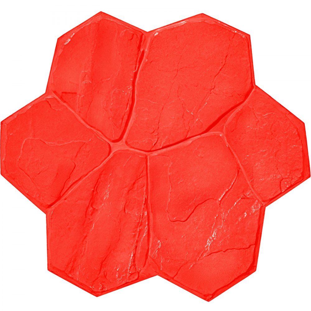 Vevor Betonformen 76x76cm Schalungsform Steinstruktur Gießform 4 Stk. Sechseckig