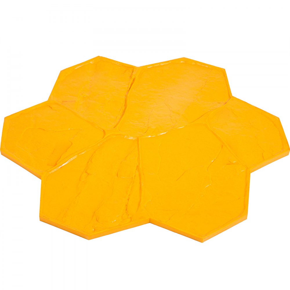 Vevor Betonformen 76x76cm Schalungsform Steinstruktur Gießform 4 Stk. Sechseckig