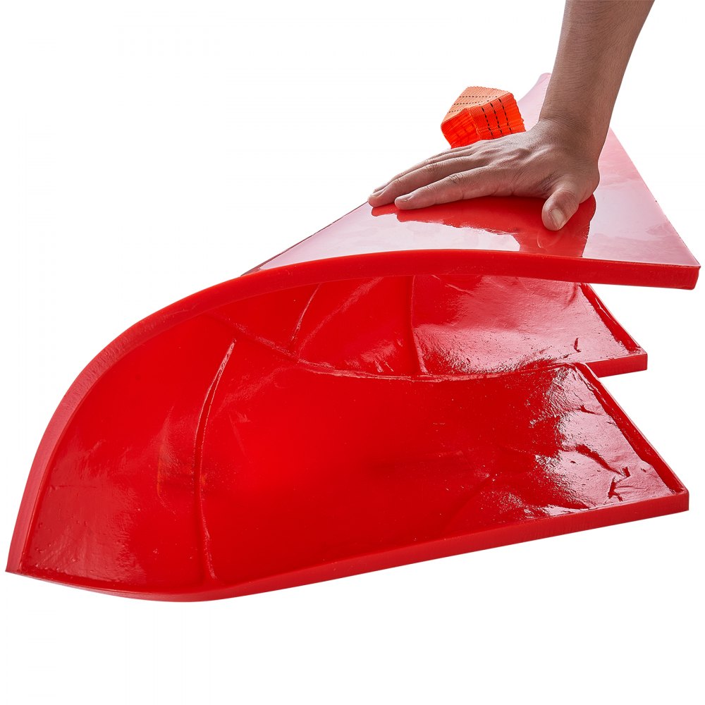 VEVOR Betonstempelmatte, 61 x 61 cm, Betonstrukturhaut, Polyurethan-Stempel, Steinfliesen-Strukturmatte, Schieferbodenabdruck, nahtloser Stempel, Betonformen für dekorative Außenbereiche, rot