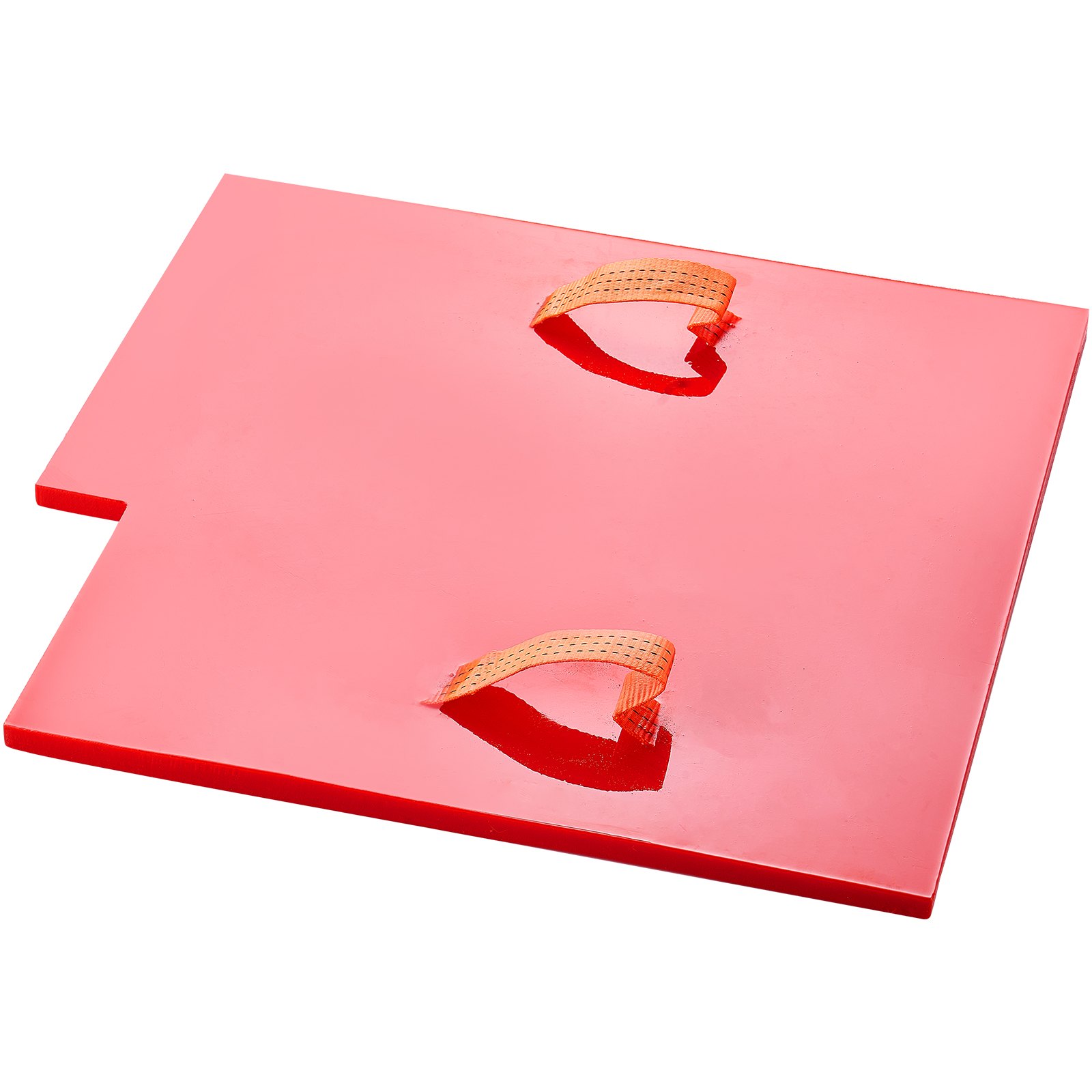 VEVOR Betonstempelmatte, 61 x 61 cm, Betonstrukturhaut, Polyurethan-Stempel, Steinfliesen-Strukturmatte, Schieferbodenabdruck, nahtloser Stempel, Betonformen für dekorative Außenbereiche, rot