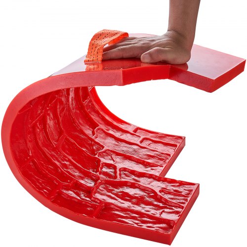 Innovz Betonstempel Nahtlos Holzoptik | Polyurethan Stempelmatte 20x40cm