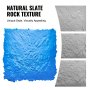 VEVOR Betonstempelmatte, 36 x 36 Zoll und 18 x 18 Zoll, 4 Stück Betonstrukturhaut Polyurethan-Stempel Steinfliesen-Strukturmatte, Schieferbodenabdruck Nahtlose Stempel-Betonformen für dekorative Außenbereiche