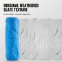 VEVOR Betonstempel, 21,6 x 6,6 cm, Betonrolle, Polyurethan-Stempel, Steinfliesen-Strukturmatte, Schieferbodenabdruck, nahtloser Stempel, Betonstrukturierungshautformen für dekorative Außenbereiche, blau