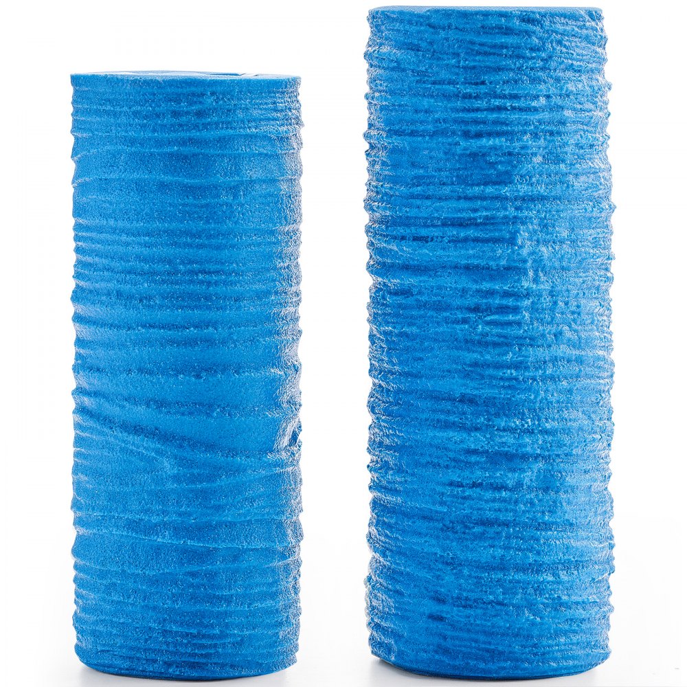 VEVOR Betonstempel, 8-1/2 x 3 Zoll und 7-1/2 x 2 Zoll, Beton-Polyurethan-Stempelrolle, Steinfliesen-Strukturmatte, Schieferbodenabdruck, nahtloser Stempel, Betonstrukturierungshautformen für dekorative Außenbereiche