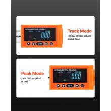 VEVOR digitaler Drehmomentschlüssel Set mit 1/2 3/8 Zoll Antrieb 72 Zähne ±2 % präziser elektronischer Drehmomentschlüssel mit voreingestelltem Wert & Summer & LED-Benachrichtigung Autoreparatur