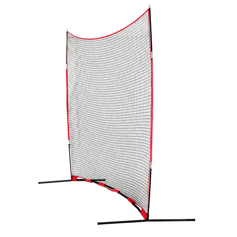 VEVOR Barrikaden-Backstop-Netz, Ballsport-Absperrnetz, 507 x 140 x 312 cm Tragbare Übungsausrüstung mit Tragetasche, Schutzschirm für Baseball, Softball, Fußball Training für den Garten