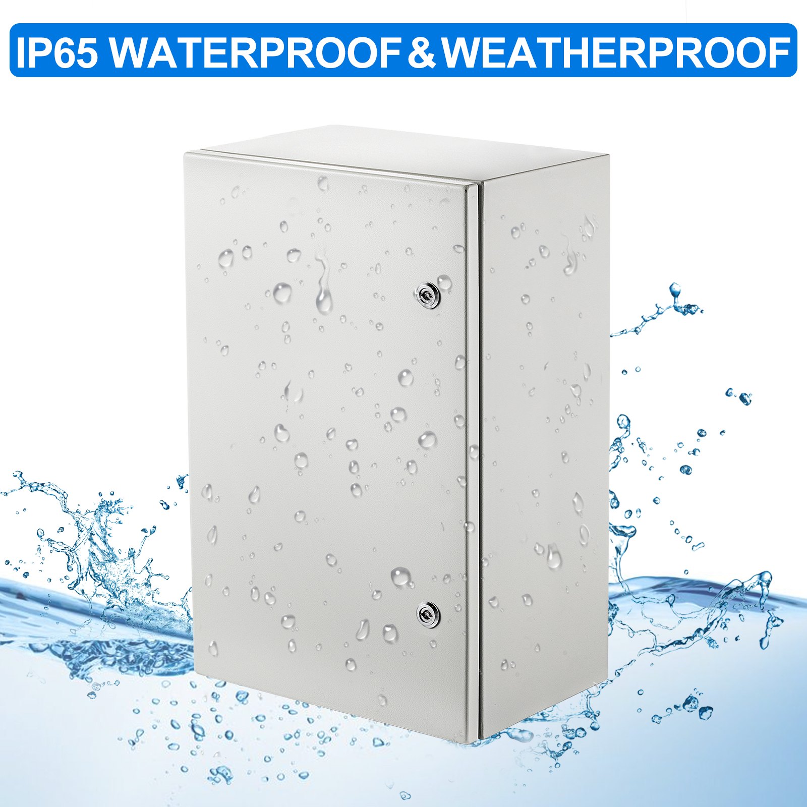 VEVOR Schaltkasten 600x400x200mm Schaltschrank Anschluskasten Klemmenkasten IP65