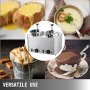 VEVOR Elektrischer Fudge Nacho Käse Schokolade Spender Wärmer für Restaurant usw. mit 2 Pumpen