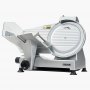 VEVOR Allesschneider Fleischschneider 320 W elektrische Aufschnittmaschine mit 25 cm Klinge, Fleischschneidemaschine mit 0-10 mm einstellbarer Dicke, für gefrorenes Fleisch Schinken Prime Steak
