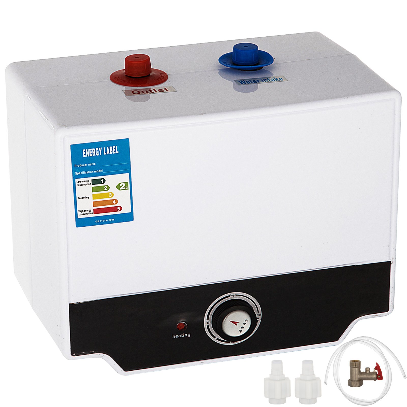 Warmwasserspeicher Boiler Untertischgerät 15l Edelstahl Einstellbar 1500w