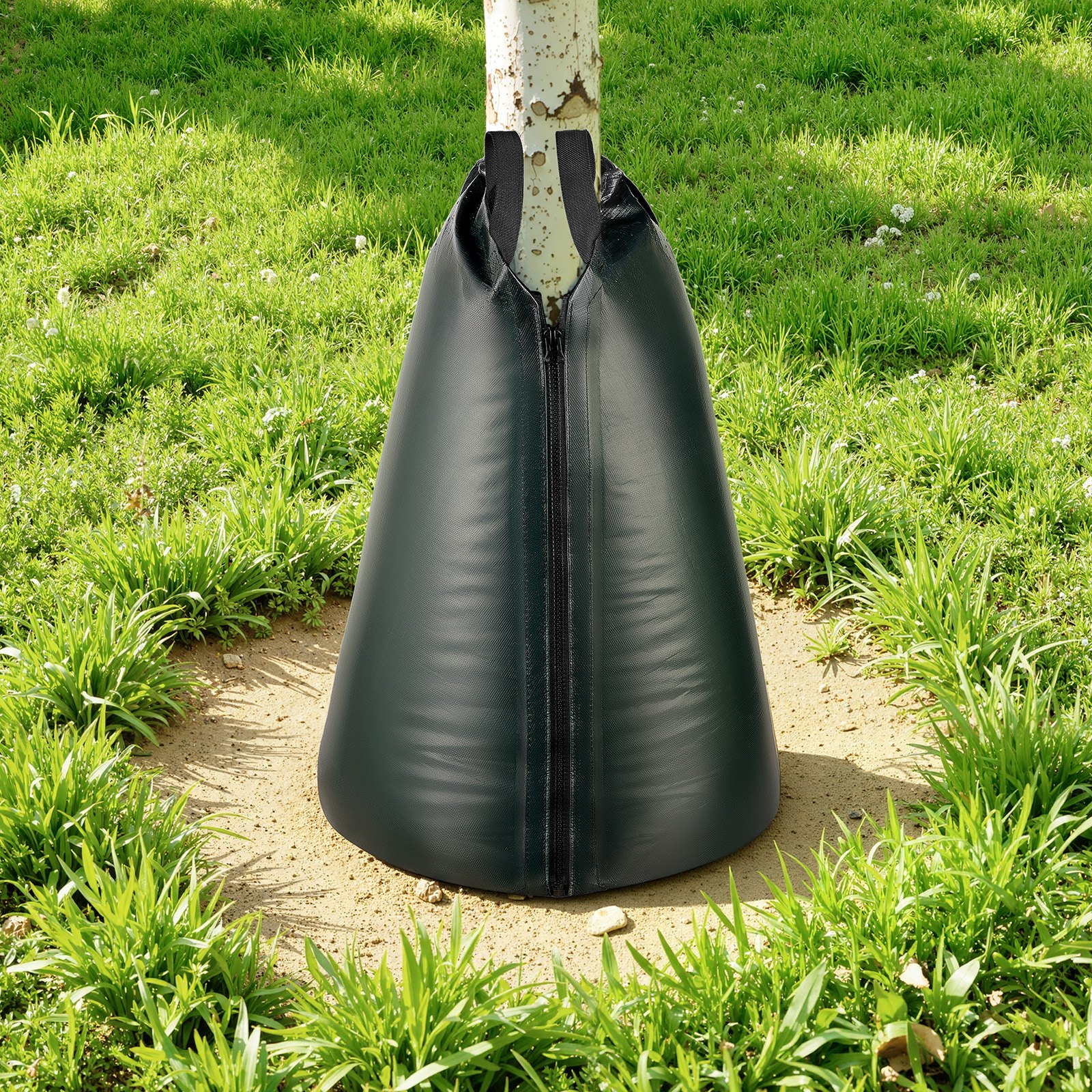 VEVOR Baumbewässerungssack 75,7L 4er-Pack, PE-Bewässerungsbeutel mit Reißverschluss, Wassersack für Bäume zur 3–4 Stunden Bewässerung, Bewässerungssack, Bewässerungssystem für Sommer