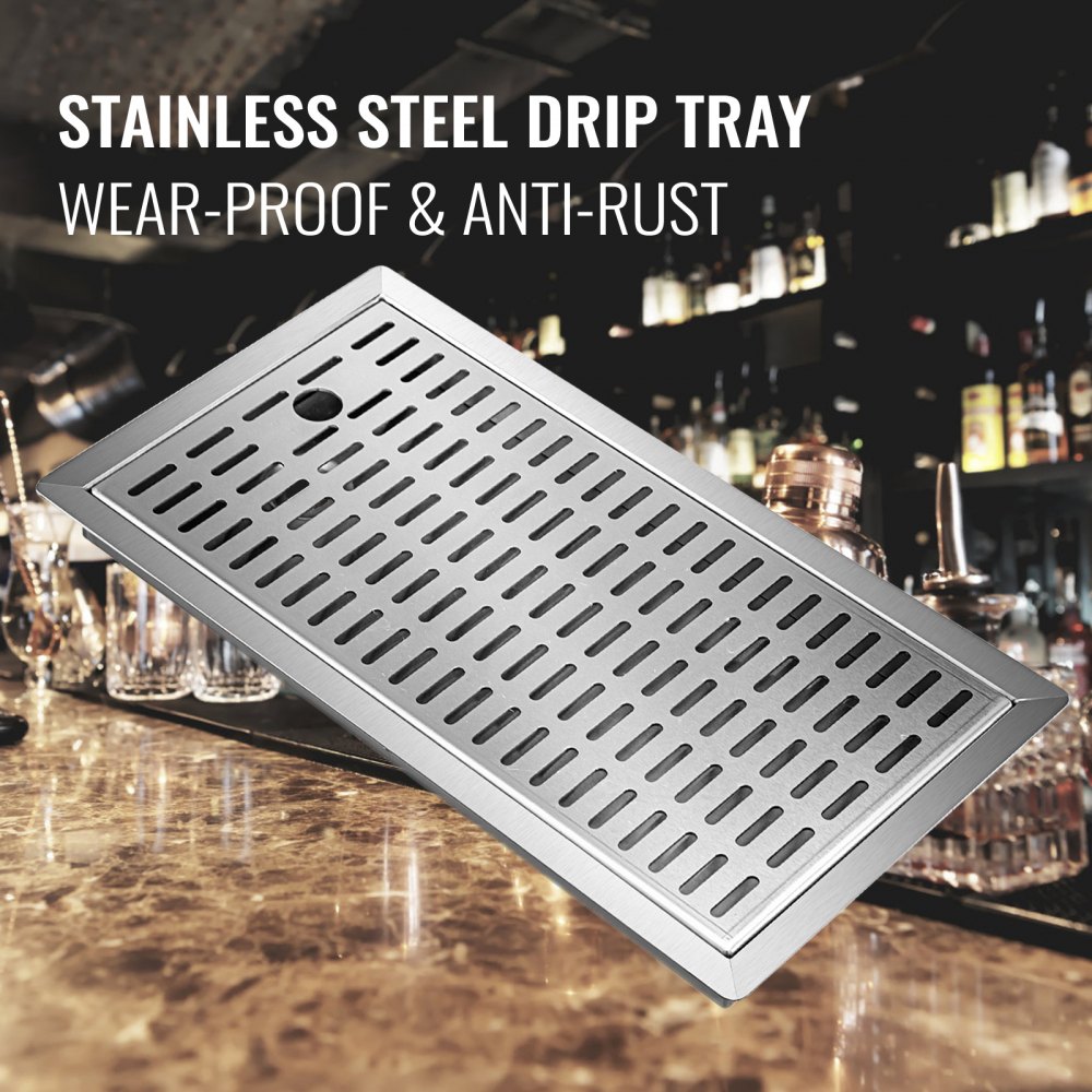 Vevor Tropfblech Zum Auflegen 440x240x27 Mm Edelstahl Tropfblech Abtropfschale