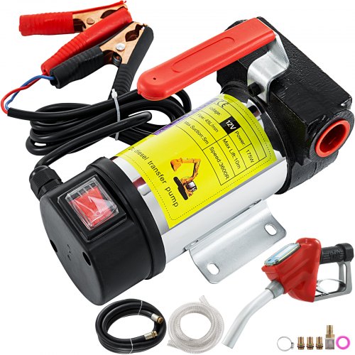 12v 45l/min Heizölpumpe Dieselpumpe Selbstansaugend Automatik Pistole ölpumpe A