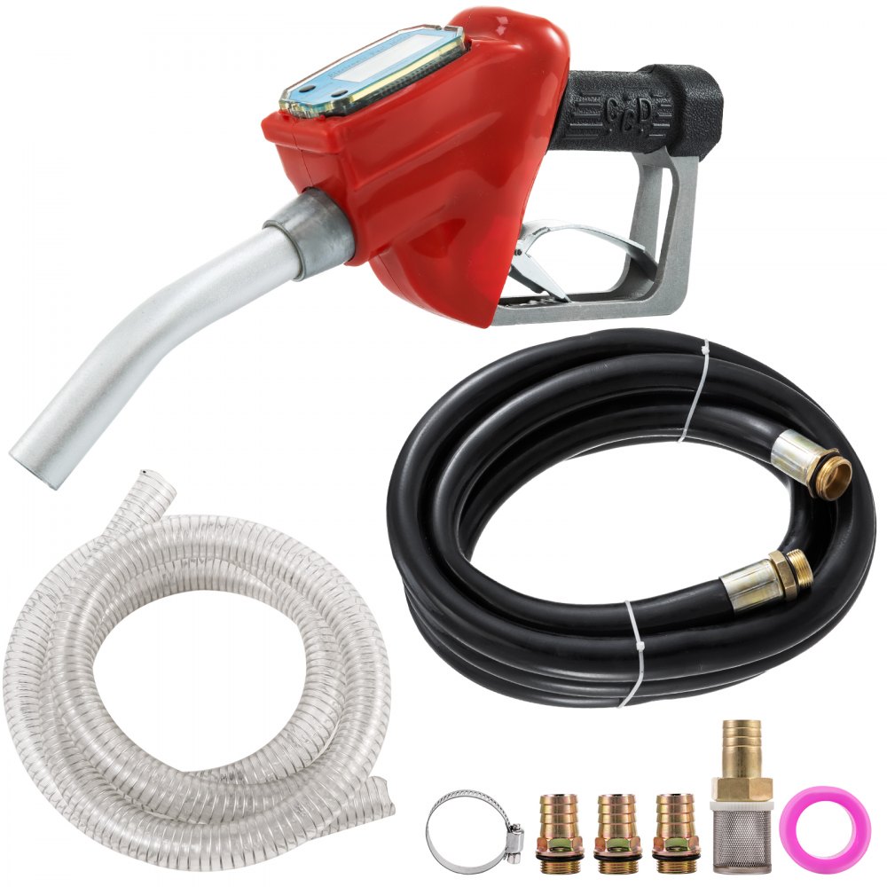 12v 45l/min Heizölpumpe Dieselpumpe Selbstansaugend Automatik Pistole ölpumpe A