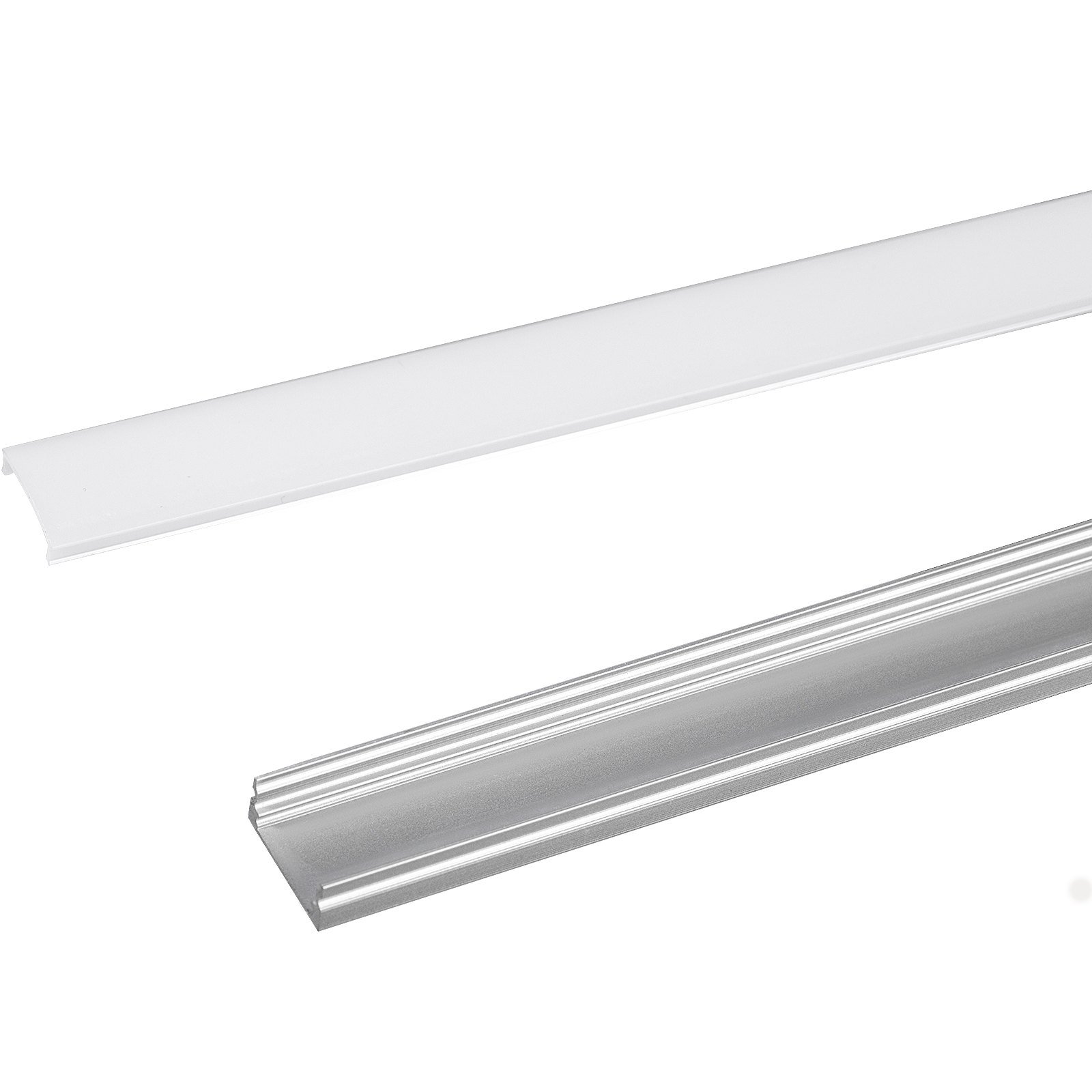 Vevor Led Aluprofil U-förmige Profile Schiene Leiste 1m Für Led-streifen 20 St