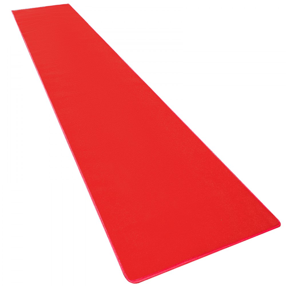3x30ft Roter Teppich Eventteppich Aus Gummi Empfangsteppich Anti-rutsch
