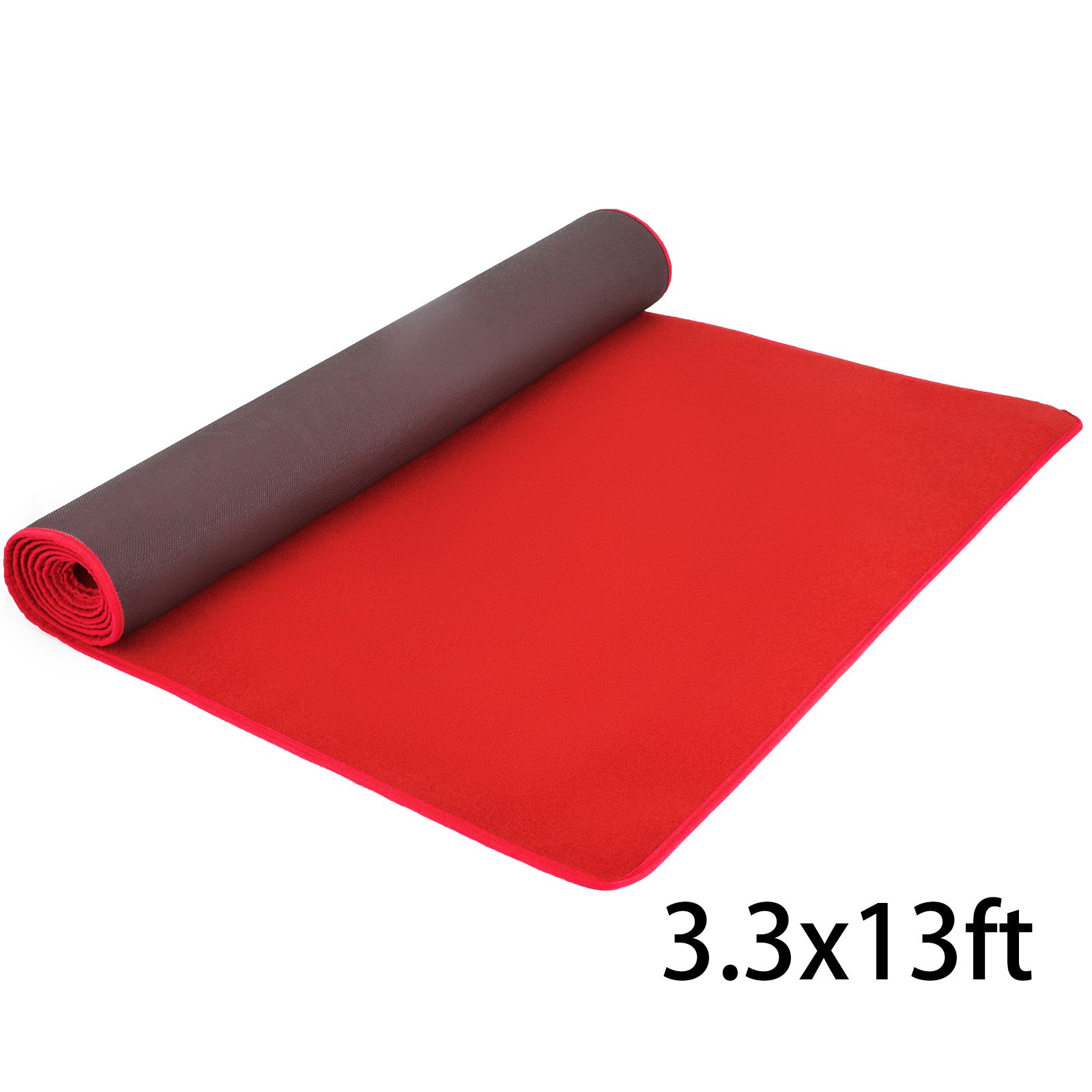 13ft Roter Teppich Eventteppich Anpassende Größe Hochzeitsteppich Solid Treppe