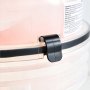 VEVOR Zyklon Staubabscheider Set mit 19L Eimer 50,8mm Anschluss Staubsauger, Zyklon Staubsammler zur Nass-/Trockentrennung von Holzspänen Staub Metallspänen, PP, inkl. Schlauch Winkeladapter & Rollen