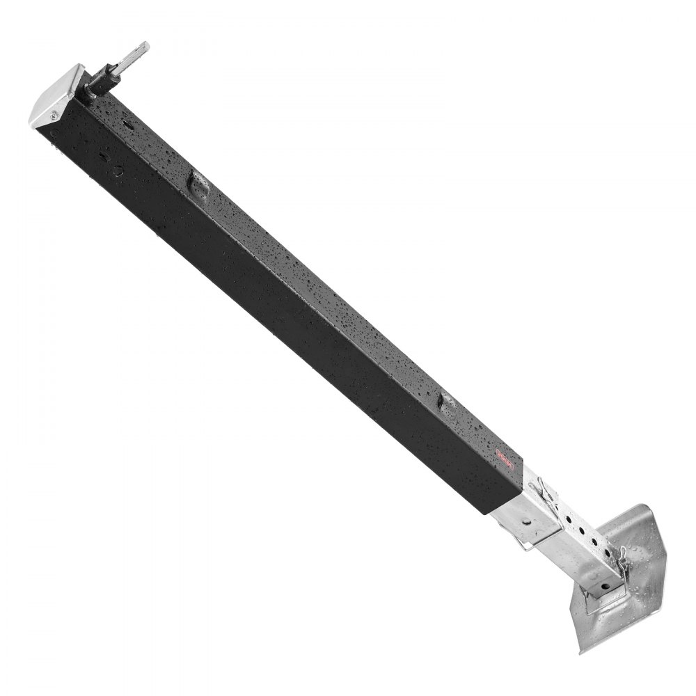 VEVOR RV Stützfuß Stütze für Sattelkupplung, 179013, 825 mm, universeller Ersatz für Sattelkupplung, kompatibel mit Lippert Venture Atwood Stromberg Carlson Systems, mit Stift und Sockel schwarz