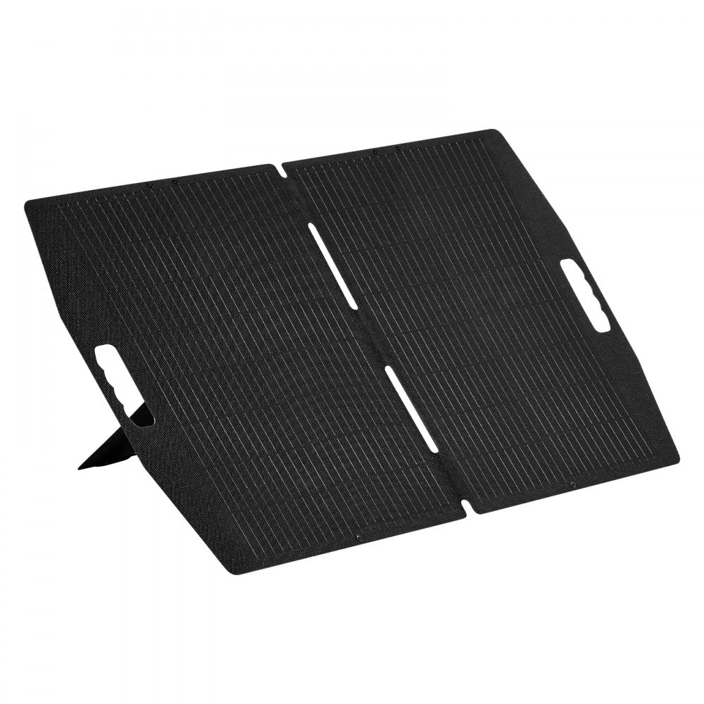 VEVOR Tragbare Powerstation, mit 100-W-Solarpanel, 600-W-Solargenerator, 493-Wh-LiFePO4-Akku-Backup & 7 Ausgängen, Notstromaggregat, Ideal für Notfälle zu Hause, Camping & Wohnmobilreisen