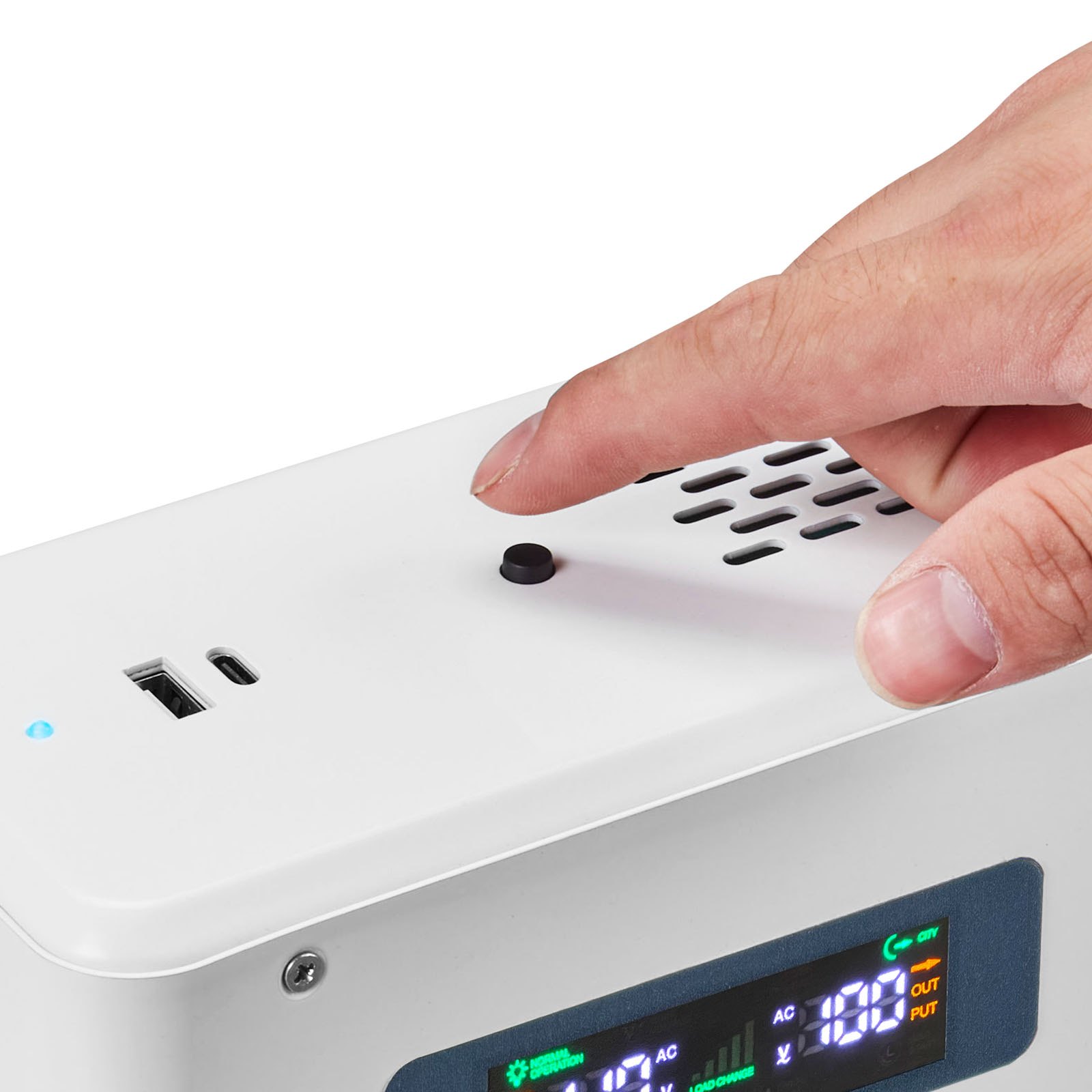 VEVOR Abwärtsspannungswandler Abwärts, 3000 VA, Hochleistungs-Konverter, 220 V auf 110 V Leistungstransformator, mit 2 US-Steckdosen, USB-Ausgang, LCD-Display, Temperaturschutz, für 110-V-Geräte