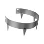 VEVOR Rasenkante 5er-Pack, Beeteinfassung 990x156 mm, Metall-Beetumrandung, biegbare Garteneinfassung, robuste Gartenpalisade, einfach zu installieren, Blumenbeet-Gartenweg-Teiler, dunkelgrau