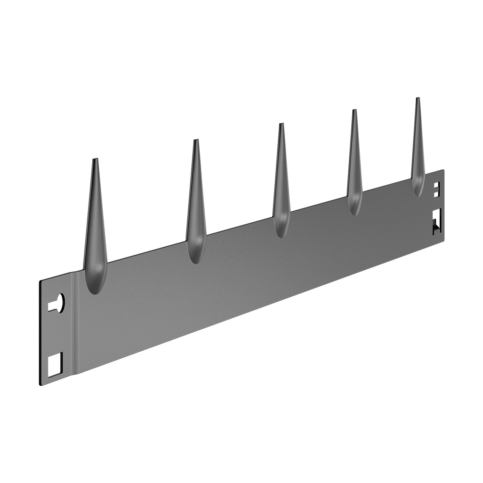 VEVOR Rasenkante 5er-Pack, Beeteinfassung 990x156 mm, Metall-Beetumrandung, biegbare Garteneinfassung, robuste Gartenpalisade, einfach zu installieren, Blumenbeet-Gartenweg-Teiler, dunkelgrau