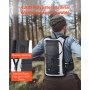 VEVOR Trinkrucksack 15 L isolierter Rucksäcke mit 3 L TPU-Wasserblase Laufrucksack Wanderrucksäcke für Radfahren Laufen Ausflug Schwarz, Hydro-Wasser-Tagesrucksack für Männer und Frauen