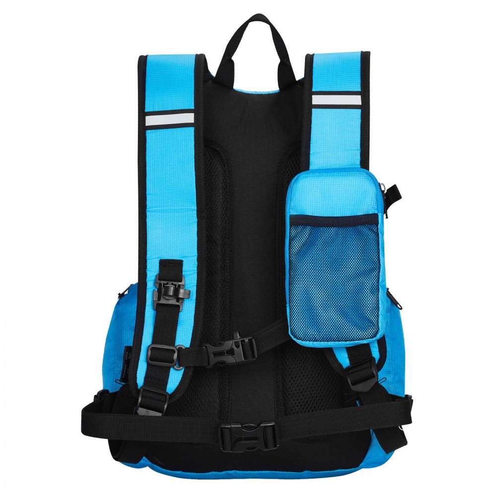 VEVOR Trinkrucksack 25 L isolierter Rucksäcke mit 2 L TPU-Wasserblase Laufrucksack Wanderrucksäcke für Radfahren Laufen Ausflug Klettern Blau, Hydro-Wasser-Tagesrucksack für Männer und Frauen