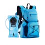 VEVOR Trinkrucksack 25 L isolierter Rucksäcke mit 2 L TPU-Wasserblase Laufrucksack Wanderrucksäcke für Radfahren Laufen Ausflug Klettern Blau, Hydro-Wasser-Tagesrucksack für Männer und Frauen
