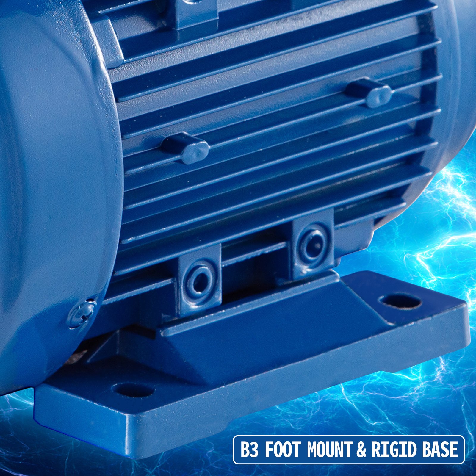 Vevor Asynchronmotor 1420 U/min Elektromotor Drehstrommotor B3 0,37 Kw 1 Phase