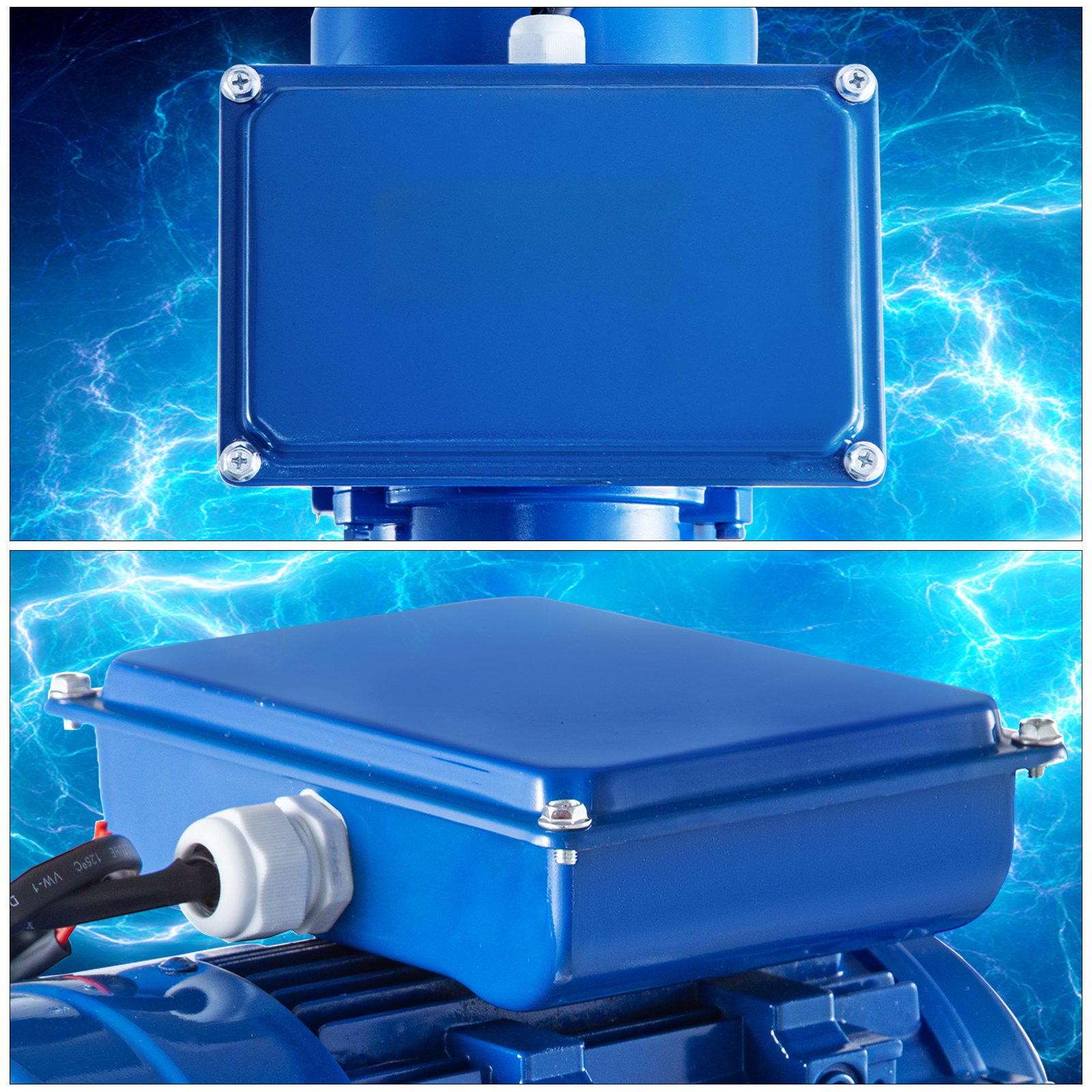 Vevor Asynchronmotor 1400 U/min Elektromotor Drehstrommotor B3 1,1 Kw 1 Phase