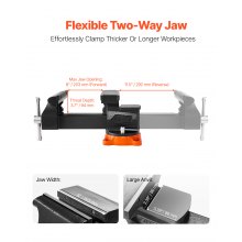 VEVOR 203mm Schraubstock Werkbankschraubstock Parallelschraubstock 360° Drehbar